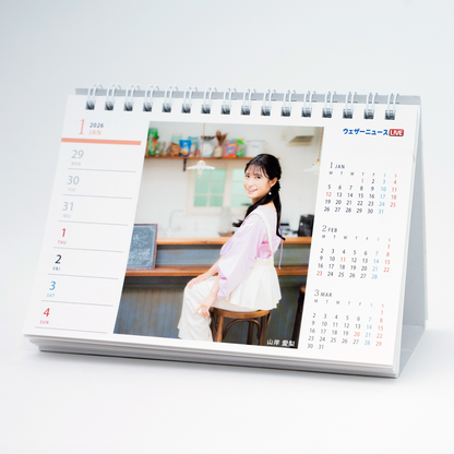 ウェザーニュースキャスターカレンダー２０２６・卓上タイプ